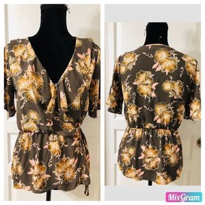 Sienna Sky Wrap Top